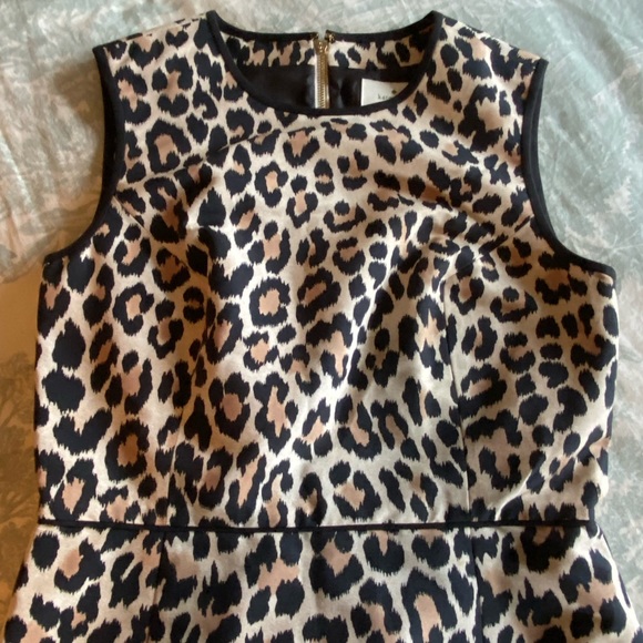 Kate Spade Cotton/Silk ‘Look For The Silver Lining’ Leopard Dress - Picture 8 of 15